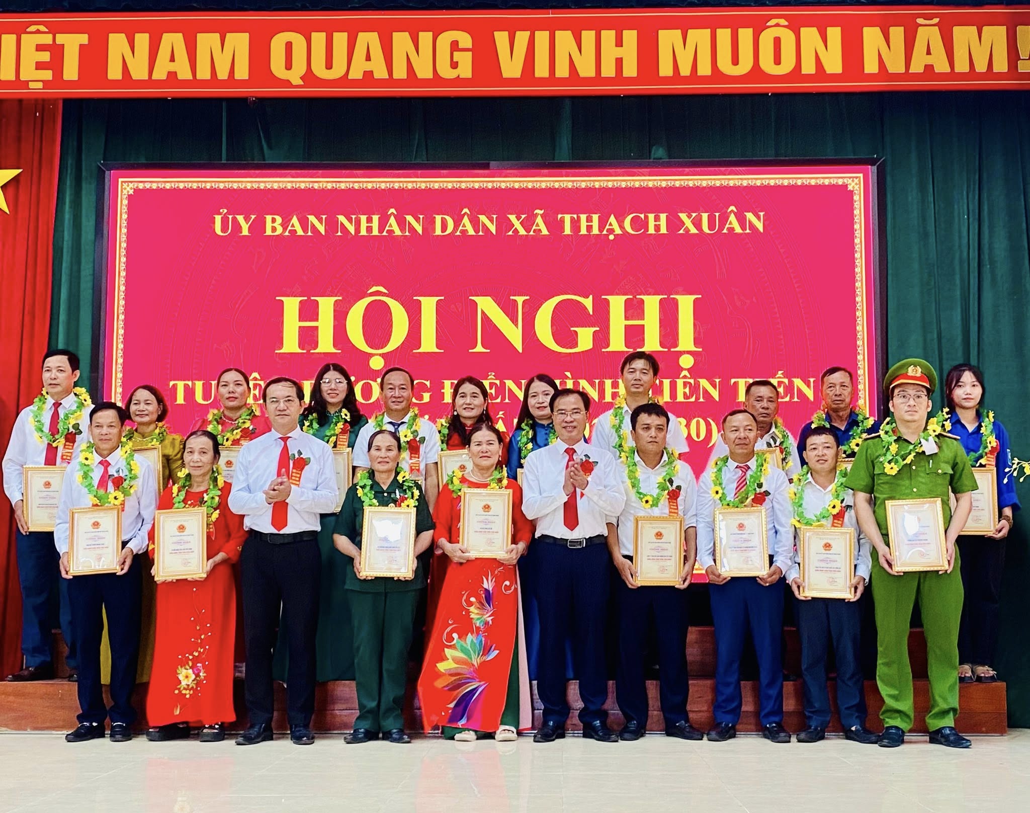 XÃ THẠCH XUÂN VINH DANH 66 ĐIỂN HÌNH TIÊN TIẾN GIAI ĐOẠN 2020 - 2025