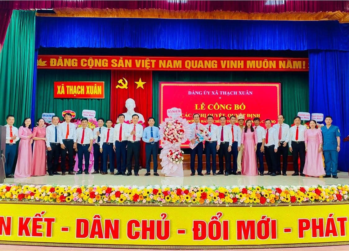 XÃ THẠCH XUÂN THÀNH LẬP - DẤU ẤN MỚI CHO SỰ PHÁT TRIỂN CỦA QUÊ HƯƠNG 