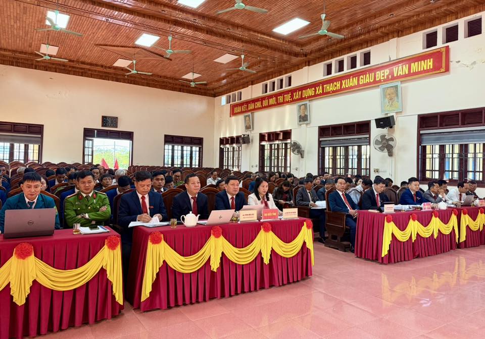 Hội đồng Nhân dân xã Thạch Xuân tổ chức thành công Kỳ họp thứ 4, nhiệm kỳ 2021–2026.