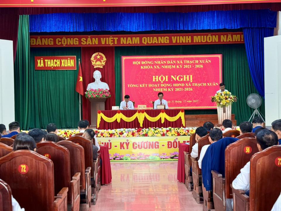 Hội đồng nhân dân xã Thạch Xuân - Tổng kết nhiệm kỳ 2021 - 2026