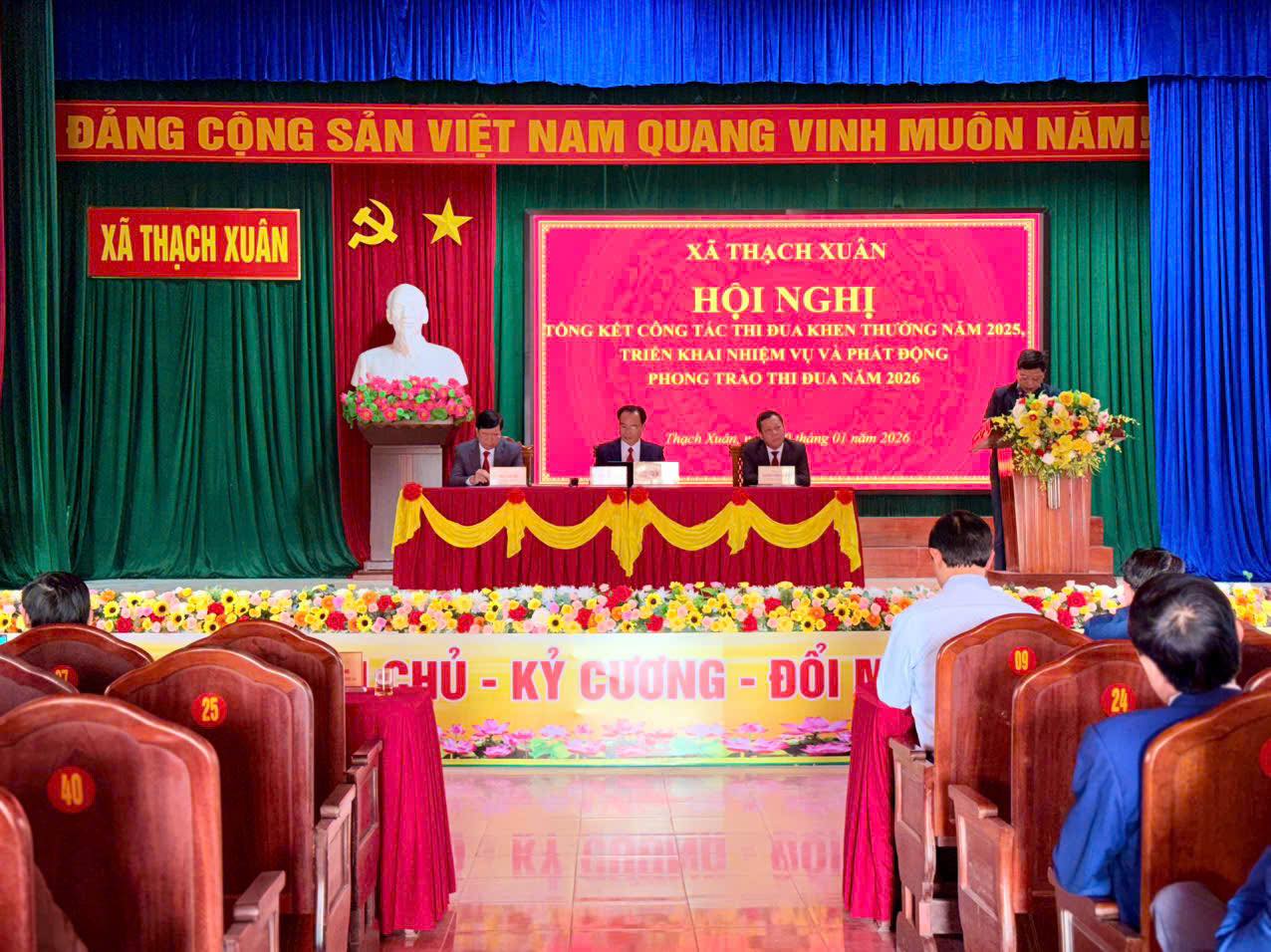 Xã Thạch Xuân tổng kết công tác thi đua khen thưởng năm 2025