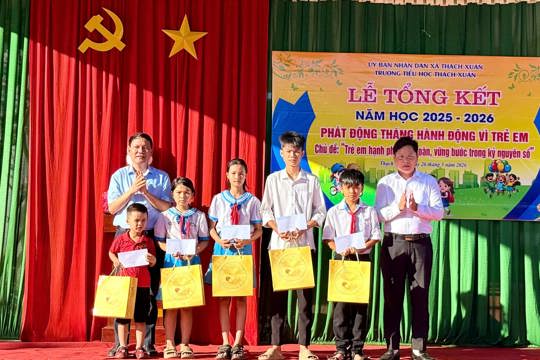 Thạch Xuân phát động tháng hành động vì trẻ em năm 2026: Chung tay xây dựng môi trường an toàn để trẻ em bước vào kỷ nguyên số