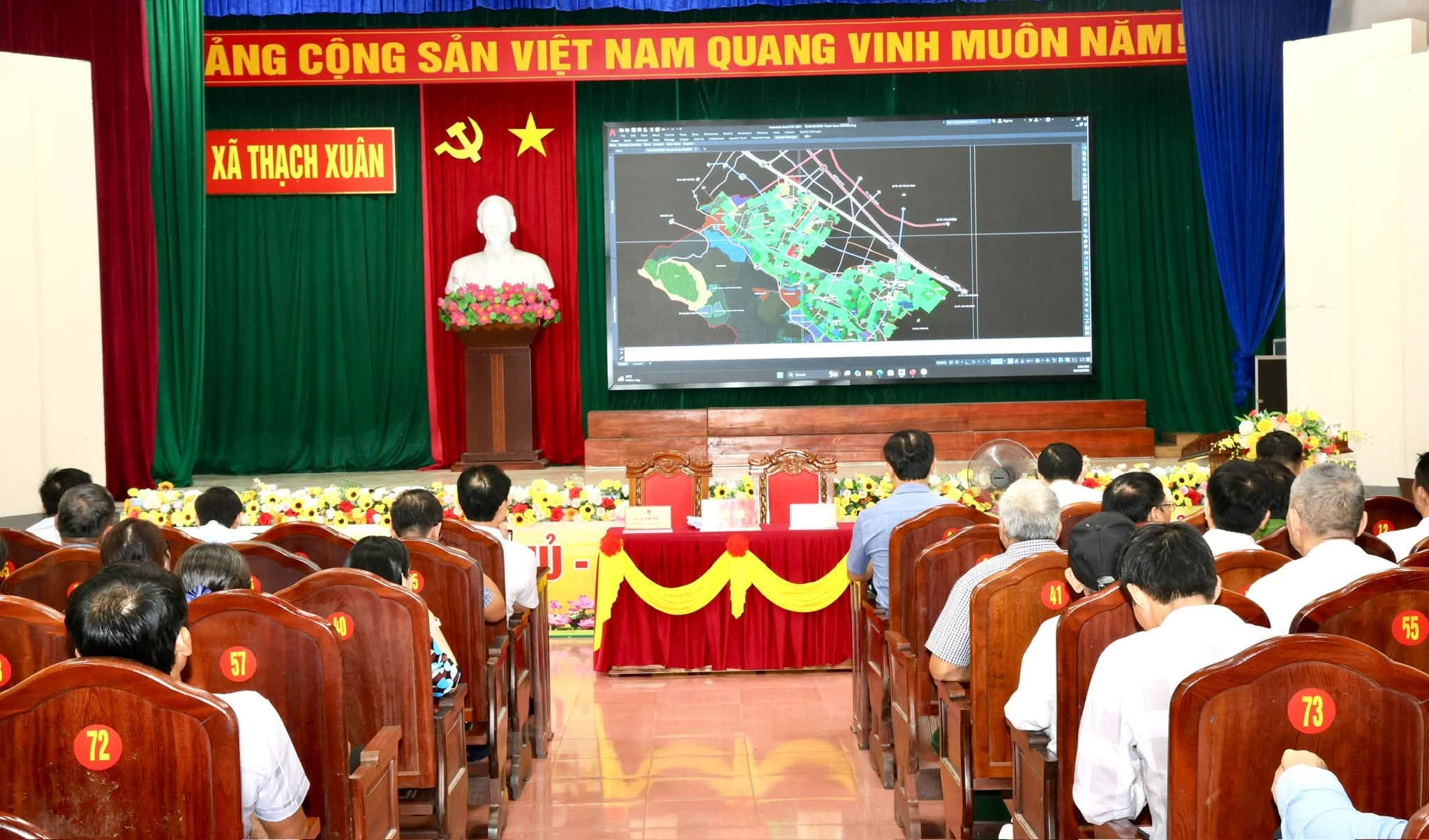 Hội nghị xin ý kiến về đồ án Quy hoạch chung xã Thạch Xuân đến năm 2050