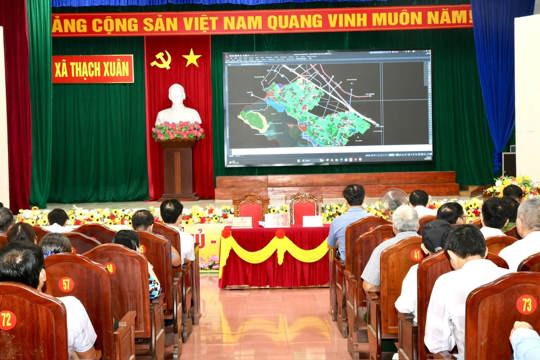 Hội nghị xin ý kiến về đồ án Quy hoạch chung xã Thạch Xuân đến năm 2050 