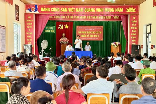 Thạch Xuân: Lắng nghe, tiếp thu và giải trình ý kiến cử tri trước kỳ họp thứ 3 Hội đồng nhân dân xã 