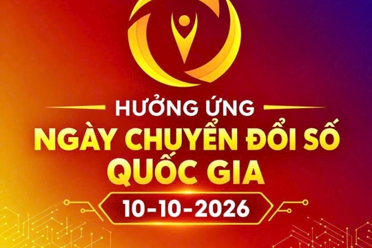 Hưởng ứng Ngày chuyển đổi số Quốc gia 10/10/2026