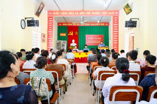 Thạch Xuân: Đối thoại thẳng thắn, giải đáp thỏa đáng kiến nghị của nhân dân thôn Nam Hương 