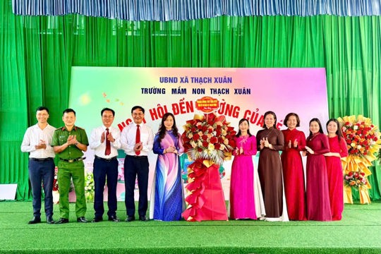 Thạch Xuân rộn ràng khai trường trong diện mạo giáo dục mới