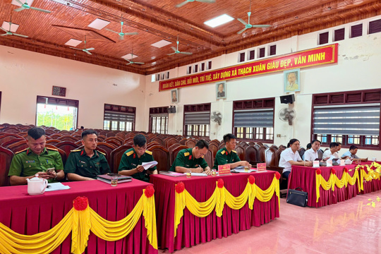 Thạch Xuân hiệp đồng triển khai đợt hành quân dã ngoại kết hợp làm công tác dân vận