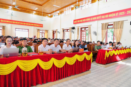 Đảng bộ xã Thạch Xuân sơ kết 6 tháng đầu năm 2026: Giữ vững đoàn kết, tạo đà phát triển trong giai đoạn mới.
