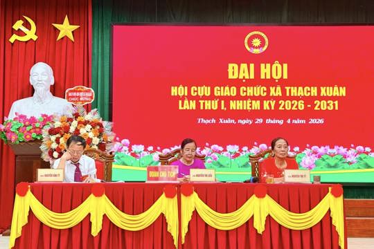 Đại hội Hội Cựu giáo chức xã Thạch Xuân lần thứ I 