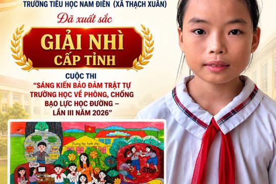 Bức tranh nhỏ - thông điệp lớn: Nữ sinh lớp 5 ghi dấu ấn tại sân chơi sáng kiến toàn tỉnh