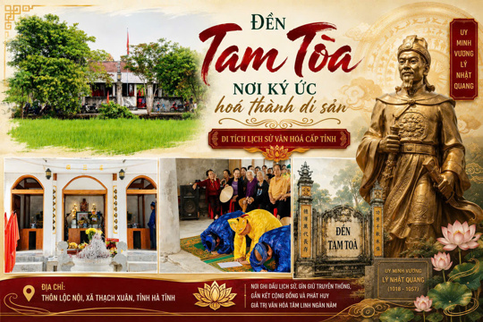 Đền Tam Tòa - Nơi ký ức hóa thành di sản