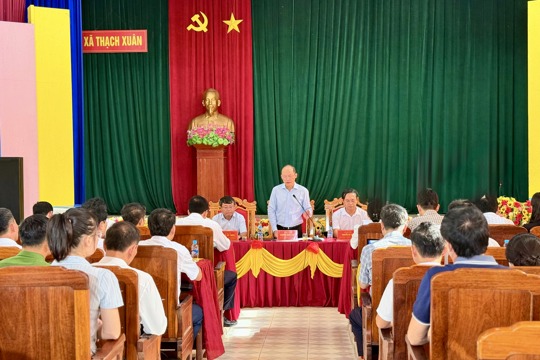 Phó Bí thư Thường trực Tỉnh ủy Nguyễn Hồng Lĩnh: Thạch Xuân cần bứt phá bằng tư duy phát triển mới