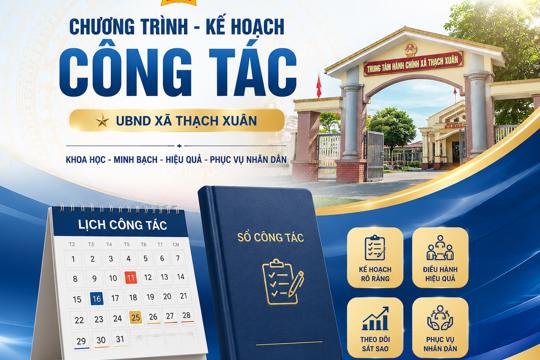 Chương trình công tác tháng 01 năm 2026