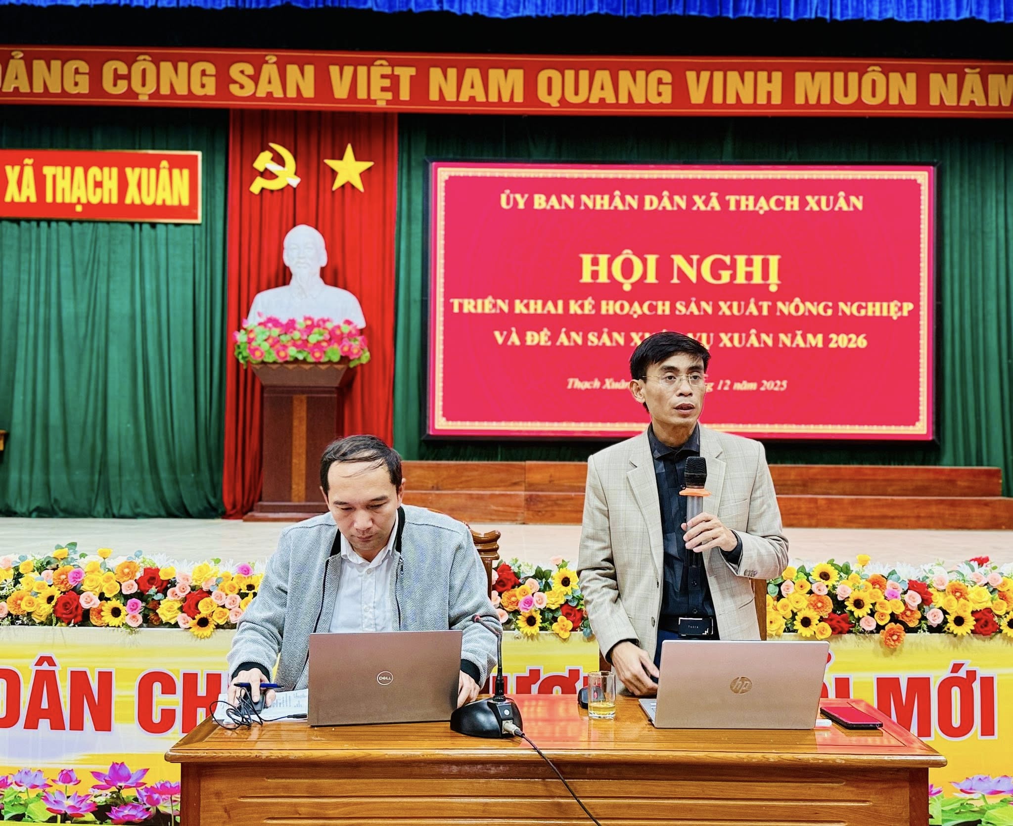 Xã Thạch Xuân triển khai kế hoạch sản xuất NN và Đề án sản xuất vụ Xuân 2026