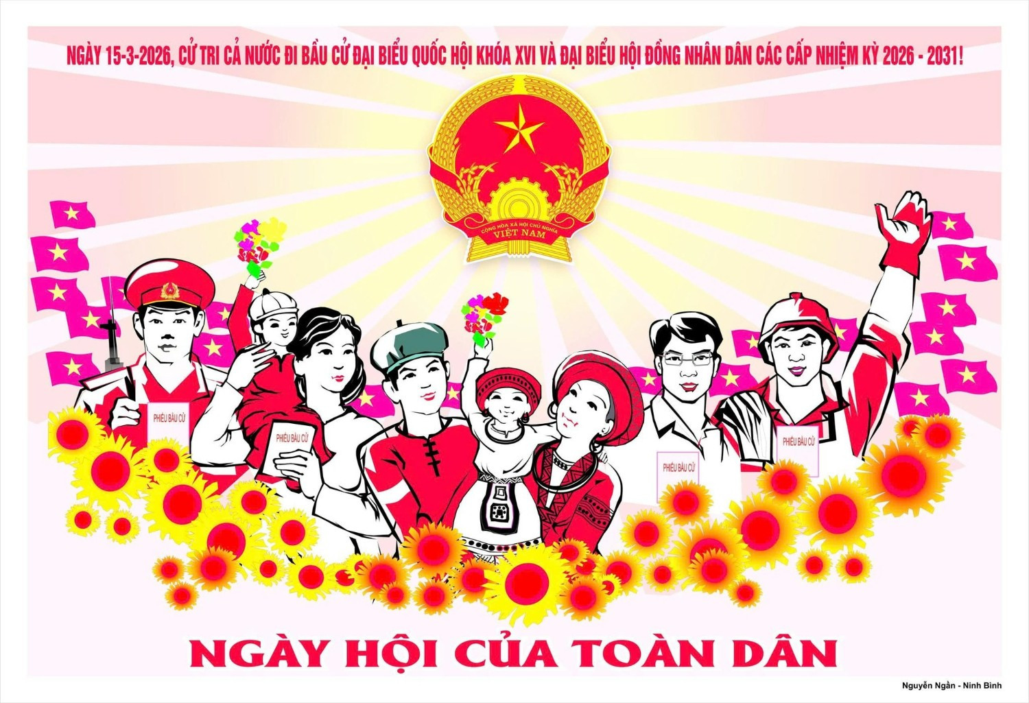 Hỏi đáp về bầu cử: Cử tri là người di cư tự do tham gia bầu cử ở cấp nào?