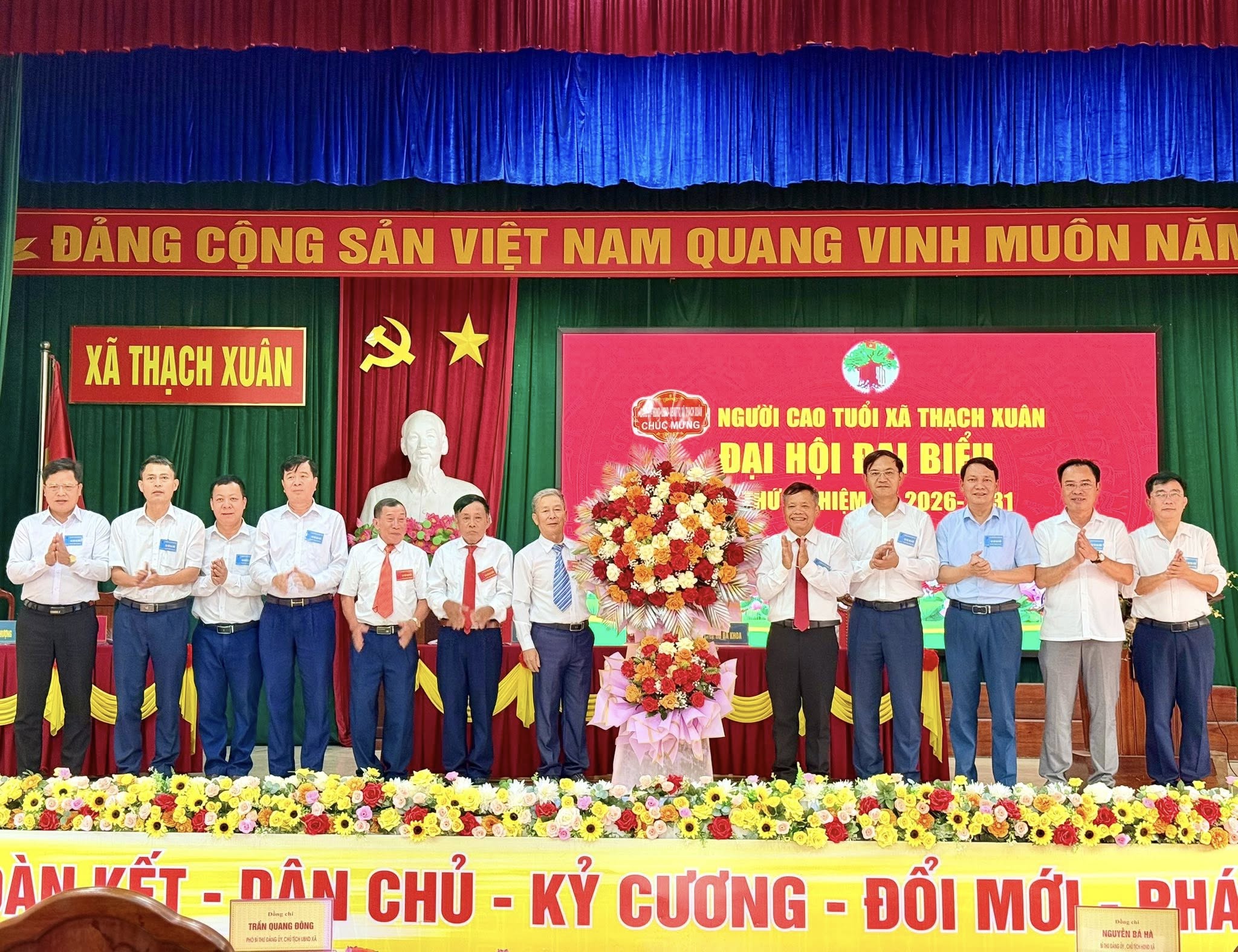 Hội Người cao tuổi xã Thạch Xuân tổ chức thành công Đại hội Đại biểu lần thứ Nhất