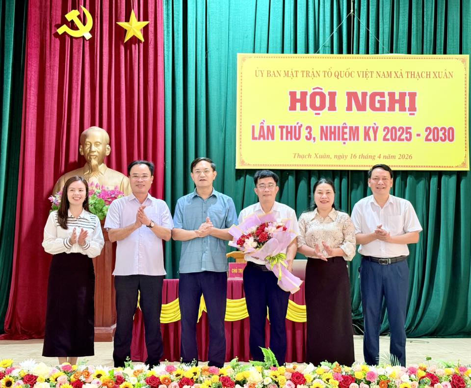 Thạch Xuân có tân Chủ tịch Ủy ban MTTQ Việt Nam xã nhiệm kỳ 2025 - 2030
